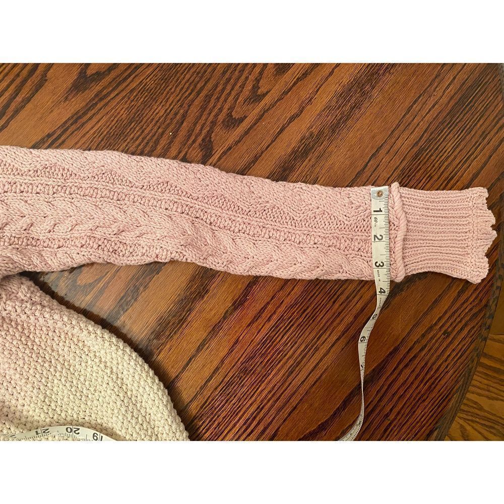 Anthropologie- Anthropologie Marci Dip Dye Cable Knit Ombre Sweater - Picture 10 of 12